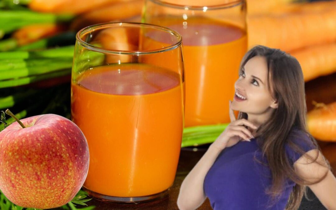 ¿Qué beneficios tiene el jugo de manzana y zanahoria?