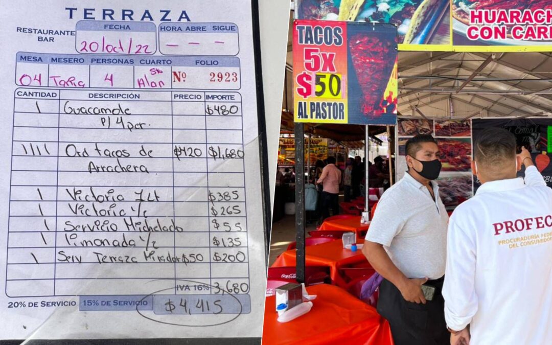 Restaurantes ‘reprobados’ por Profeco en 2022: 3 veces que les ‘cayó la ley’ por abusos