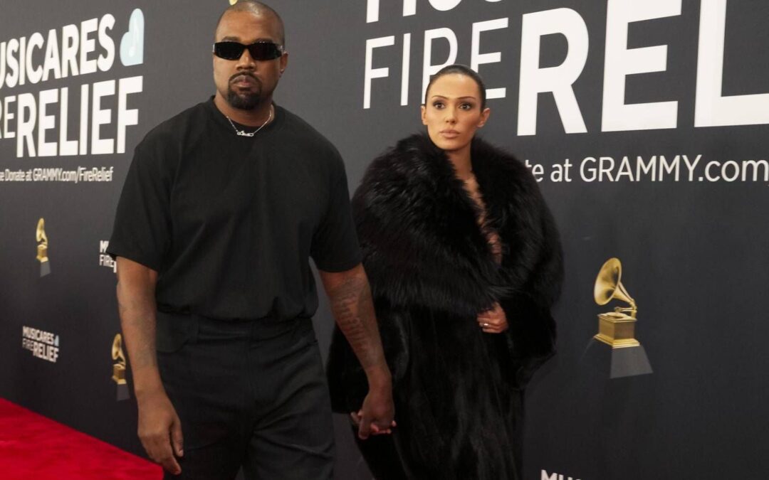¿Qué pasó con Kanye West y Bianca Censori en los Grammy 2025?
