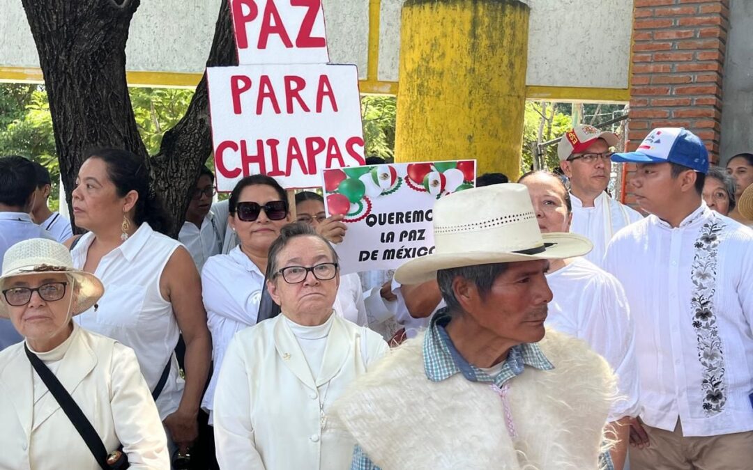 Marcha por la Paz en Chiapas: Pueblos originarios y líderes religiosos denuncian asesinatos y despojo