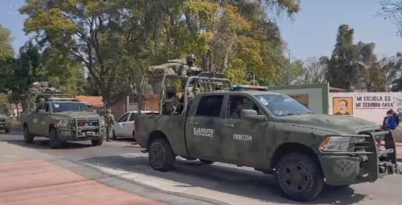 Ejército se hace presente en Jalisco tras hechos violentos vinculados al CJNG
