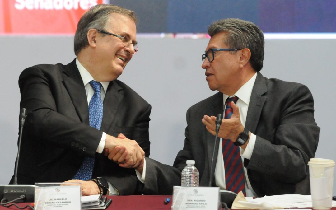 ¡Amiguis, amiguis! Monreal respalda a Ebrard para adelantar convocatoria de presidencial