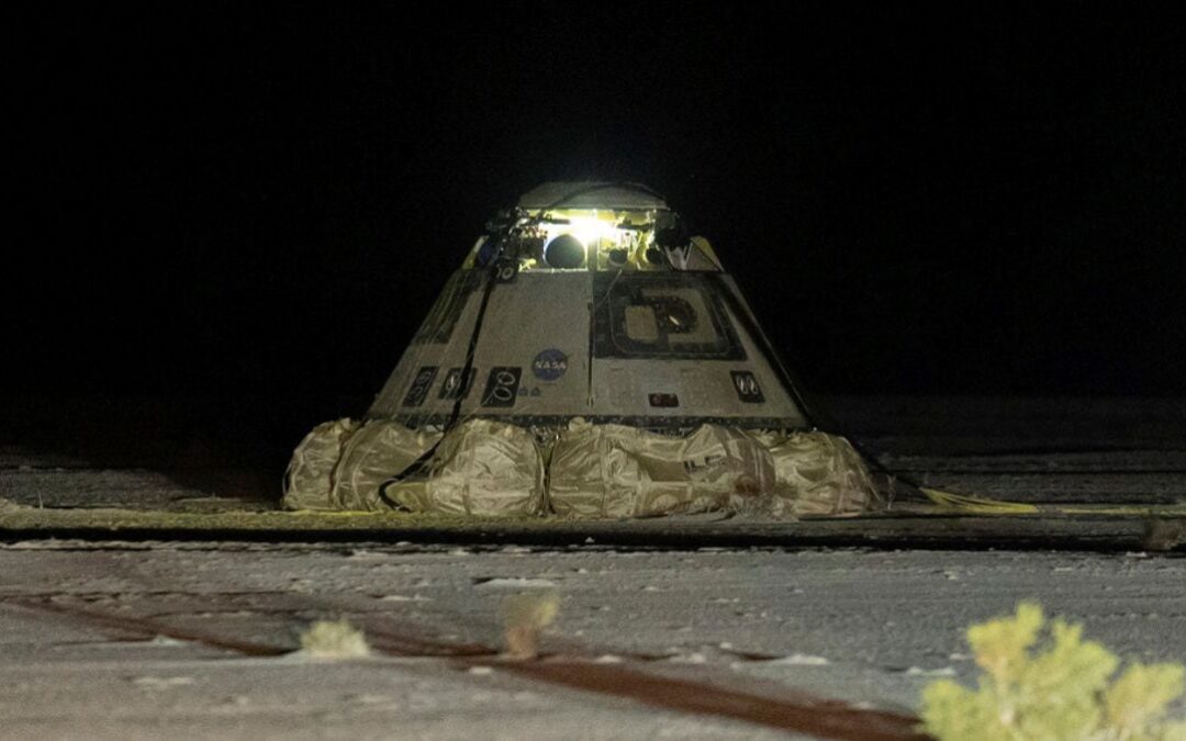 Cápsula Starliner regresa vacía a la Tierra; astronautas quedan varados en la EEI hasta el otro año