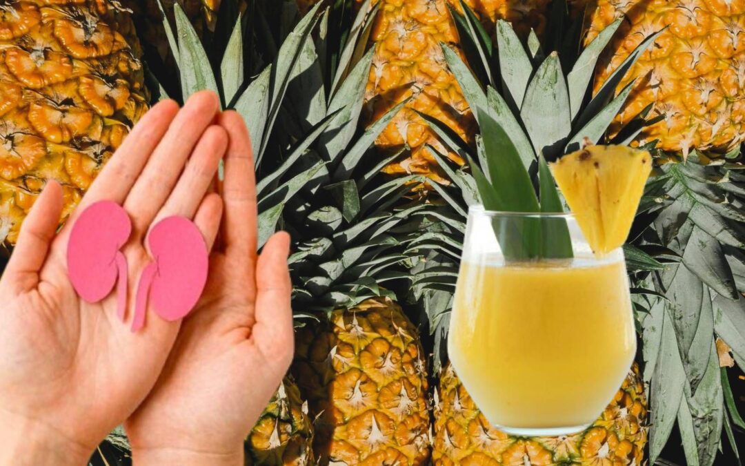¿Qué beneficios tiene el jugo de piña en los riñones?