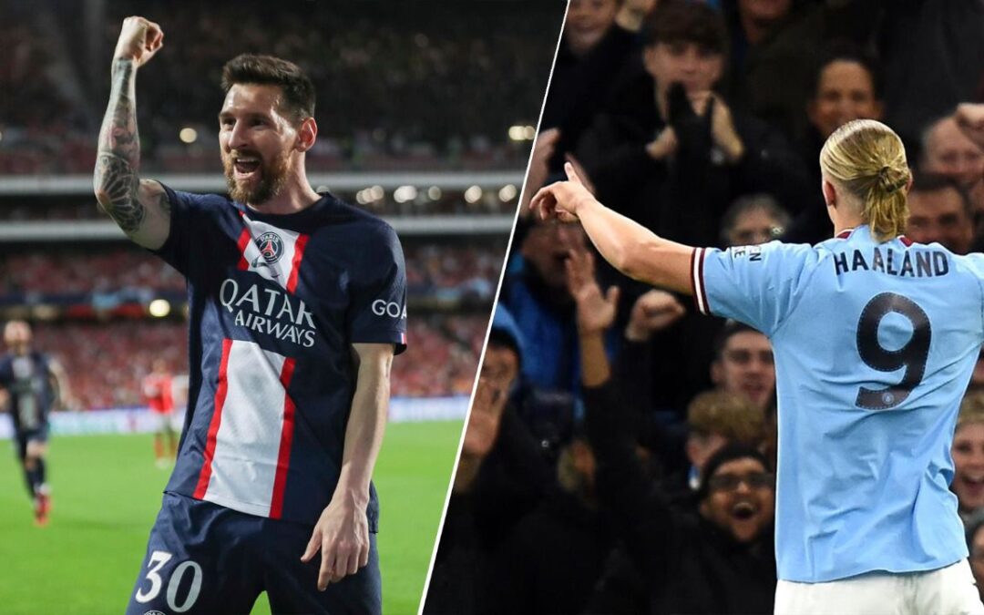 Champions League: El golazo de Messi con PSG y otro doblete de Haaland en goleada del City