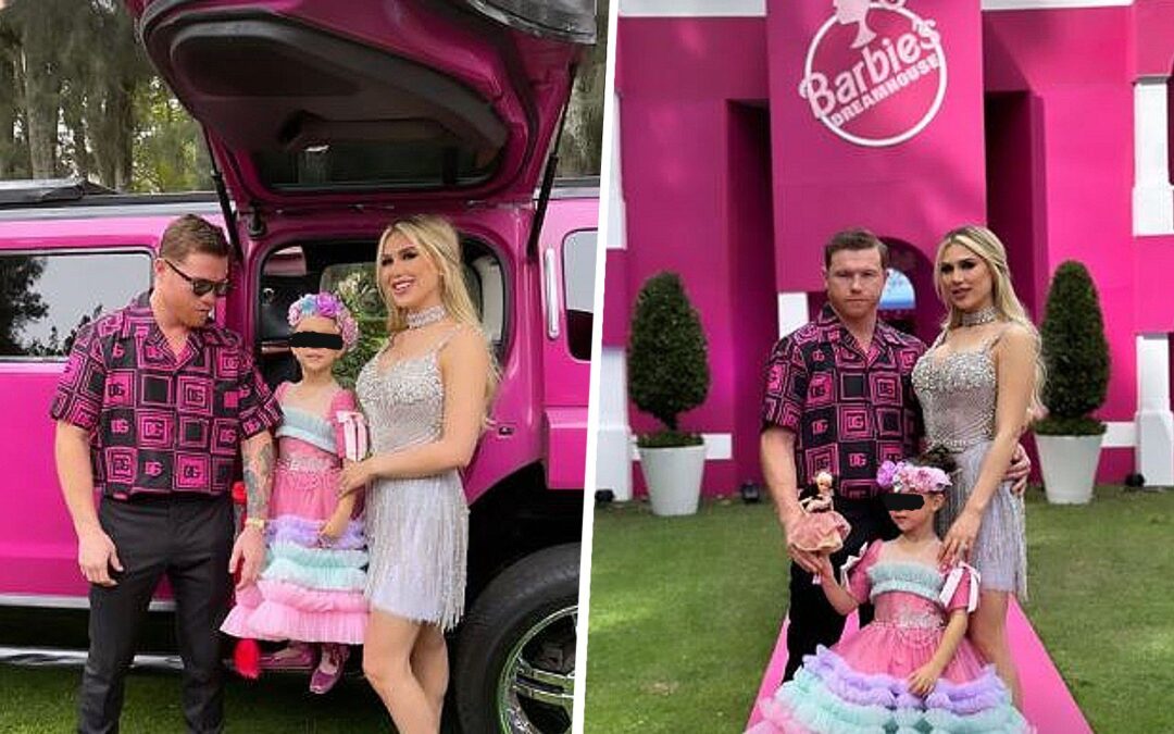‘Canelo’ Álvarez celebra cumpleaños de su hija María Fernanda en Casa de los Sueños de Barbie