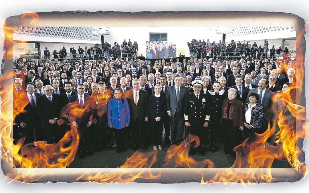 La foto, se antoja simulación