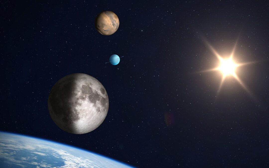 Prepara los binoculares: ¿Cuándo y dónde ver la conjunción de Venus, Marte y la Luna?