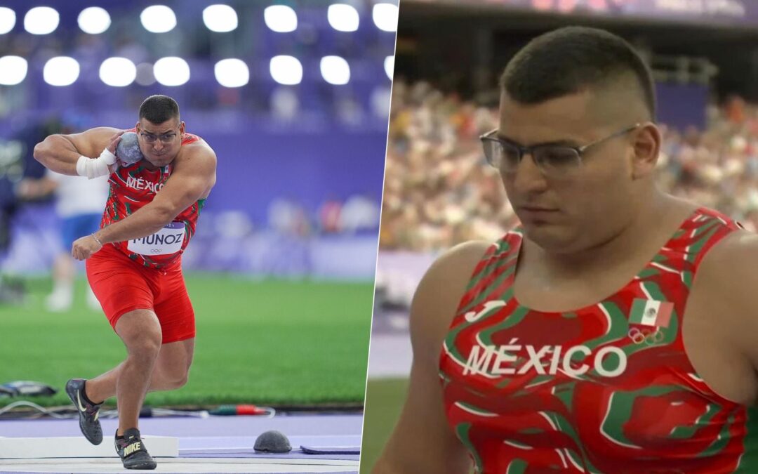 Uziel Muñoz por histórica medalla para México:¿Dónde y cuándo ver final de lanzamiento de bala París 2024?