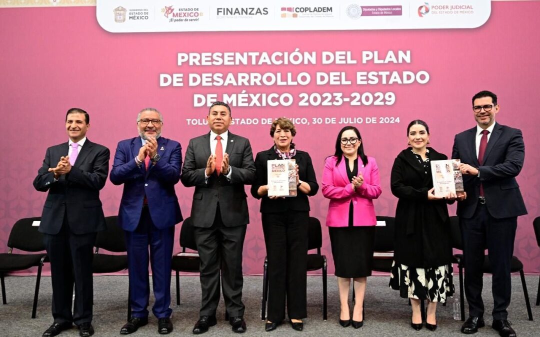 Gobernadora Delfina Gómez Álvarez presenta el Plan de Desarrollo del Edomex