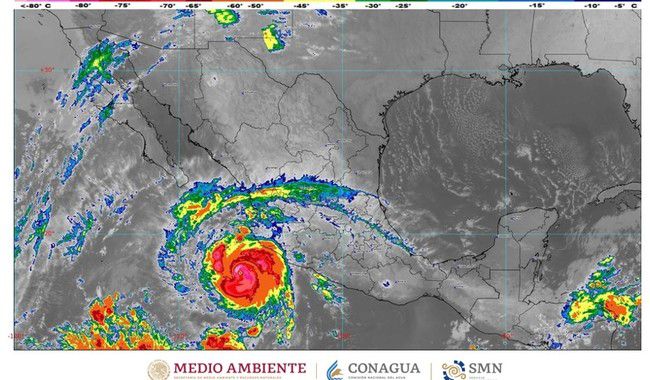 ‘Roslyn’ se intensifica a huracán categoría 3; en estos estados habrá lluvias