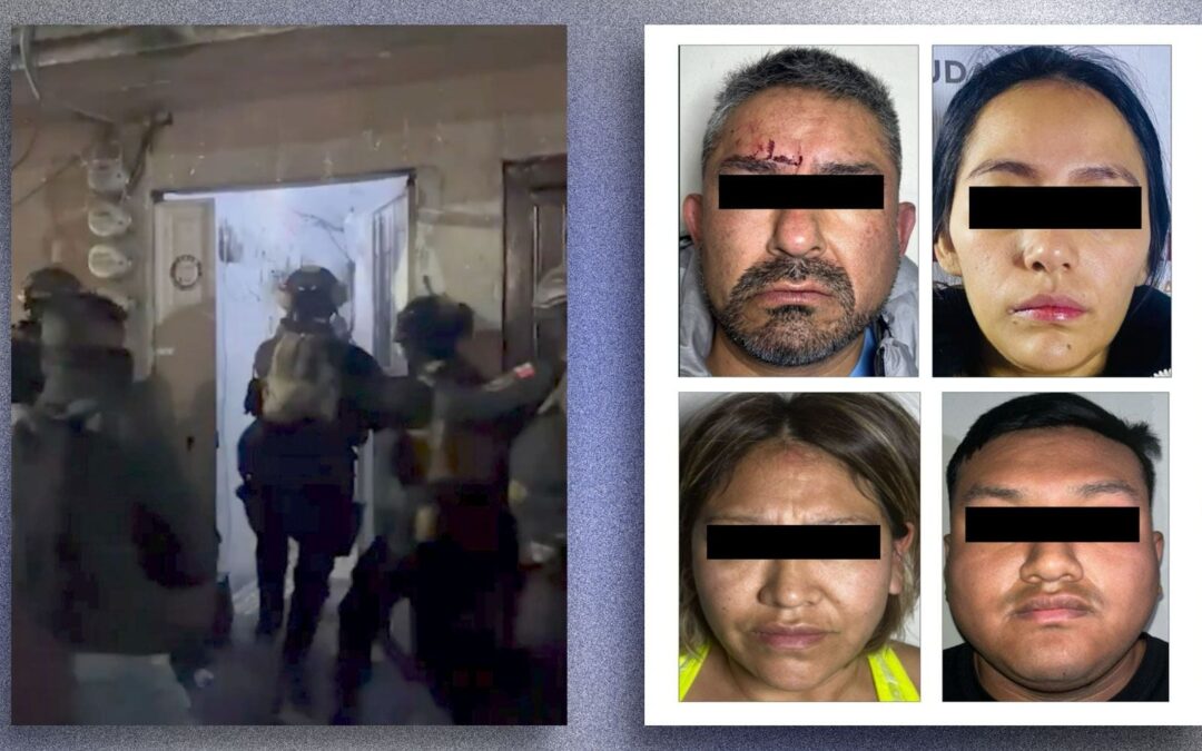 Cártel de Sinaloa opera en CDMX: Caen 4 miembros con armas y droga en Iztacalco y Xochimilco
