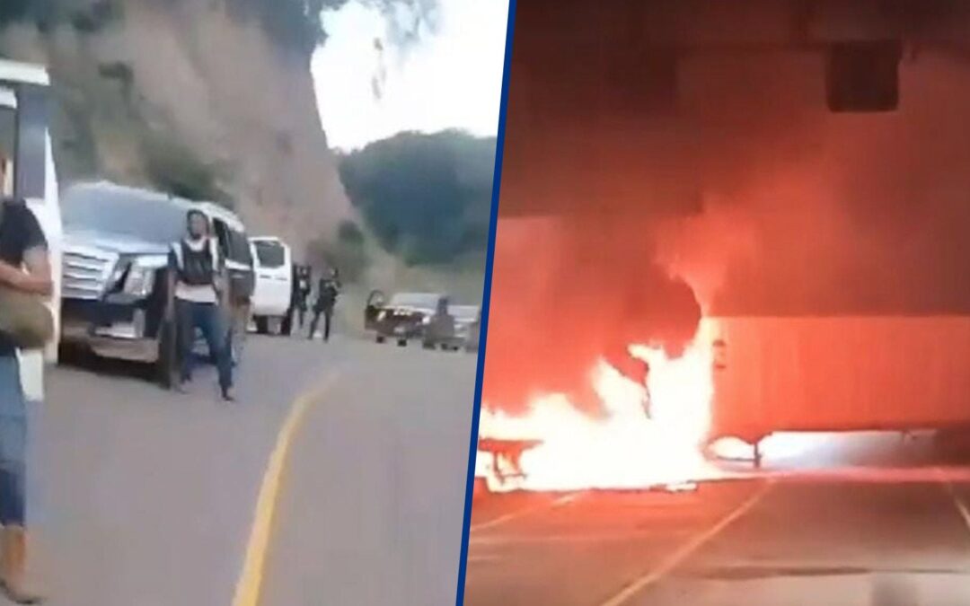 Violencia en Sinaloa ‘alcanza’ a Durango: Cierran autopista Mazatlán-Dgo por hombres armados