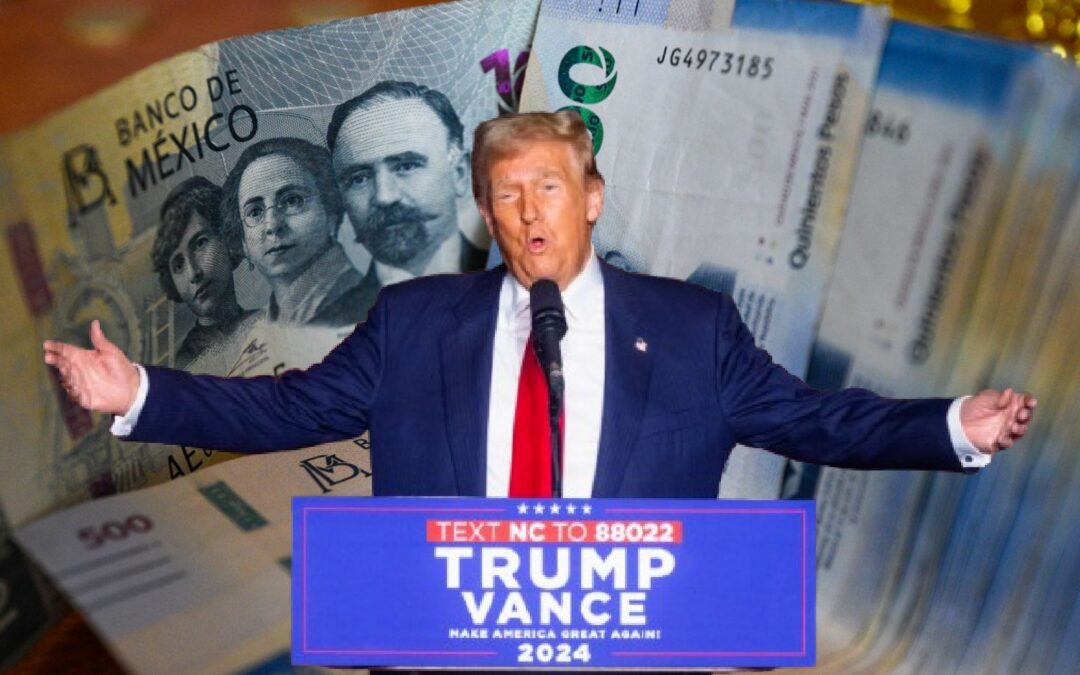 ‘Caída’ del peso mexicano continuará si gana Trump; estas serían sus complicaciones según Hacienda